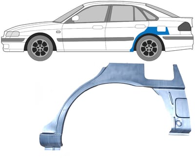 Reparatiepaneel achterspatbord voor Mazda 626 1997-2002 / Links