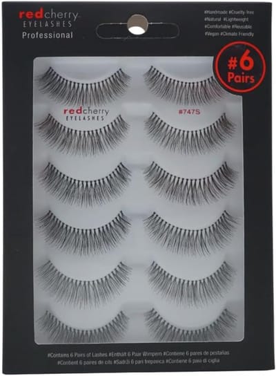 Wimper Sets - Nepwimpers - Dagelijkse Make-up - Handgemaakt & Natuurlijk - 6 Stuks - Zwart