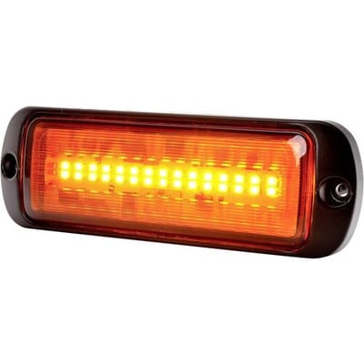 WAS W218 1469 Frontflitser 12 V/DC, 24 V/DC werkt op boordnet Opbouw, Schroefmontage Oranje