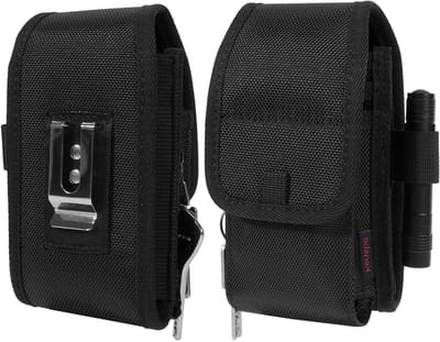 Multi-Pocket Holster voor Multi Tools, EDC Tas met Riemclip, Geschikt voor Leatherman Wave Plus, Ideaal voor Kamperen en Wandelen, Zwart
