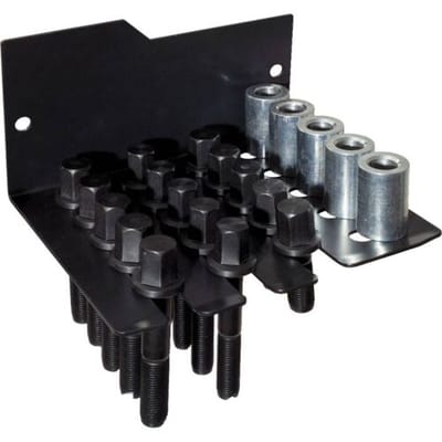 KS Tools 700.1435 Wielnaven- en scharnierasdemontaarset, 21-delig