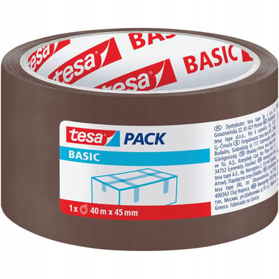 Tesa Verpakkingstape Bruin 40m x 45mm - Sterke Acryltape