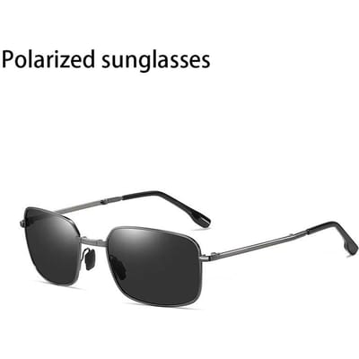 Nieuwste Hoge Kwaliteit Mode Opvouwbare Zonnebrillen Mannen Vrouwen Klassiek Draagbaar Opvouwbaar Metalen Frame Zonnebril UV400 gray