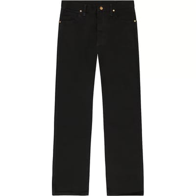 Wrangler 13MWZ Heren Straight Fit Jeans Zwart - Maat W31 X L34