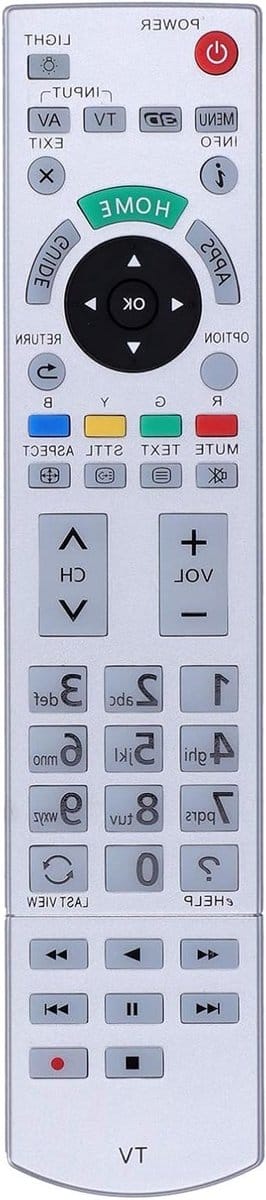 Vervangende TV afstandsbediening voor N2QAYB modellen - Compatibel met N2qayb000928, N2qayb000842, N2qayb000840 en meer - Gebruiksvriendelijk en betrouwbaar