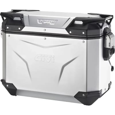 Linker aluminium zijtas motor zonder slothuis Givi Outback Evo