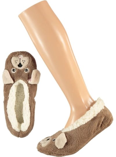 Apollo Ballerina huispantoffels/sloffen - hondje - voor kinderen - maat 28-30