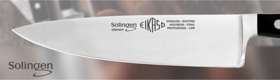 Eikaso Solingen 18 cm Koksmes met Stijf Lemmet – Perfecte Snijpartner in de Keuken