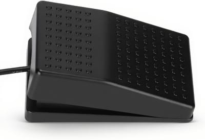 Enkele Voetpedaal voor Computer, Programmeerbare Voetschakelaar met Hoge Gevoeligheid en 2 Meter Kabel voor Efficiëntie en Gemak in Werkprocessen