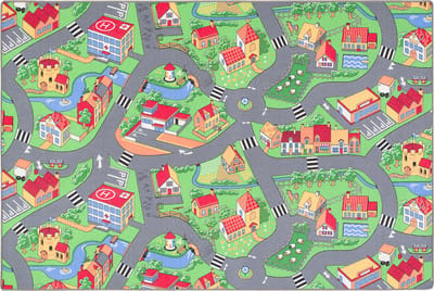 Snapstyle Kinderspel vloerkleed Little Village
