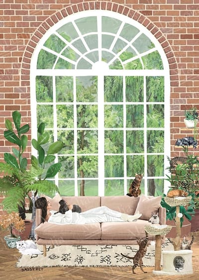 Magnolia puzzel Cat Sanctuary - 1000 stukjes legpuzzel.