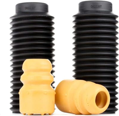 Schokdemper Beschermingsset - Stofhoes Set - Onderstel Beschermen - OE-kwaliteit - 40.6 x 16.8 cm - Zwart