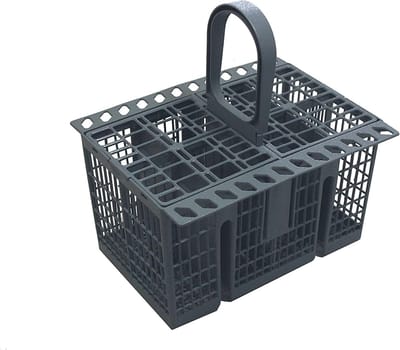 Vaatwasser Bestek Mand - Bestekhouder Vaatwasser - Vaat Opruimen - Origineel Onderdeel - 10x10x10 mm - Grijs
