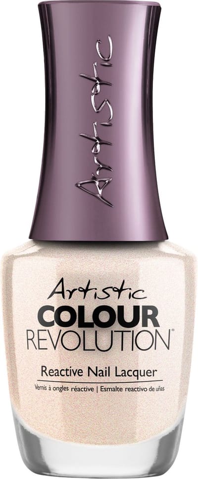 Artistic Nail Design Colour Revolution ' No Pictures, Please! ' ( Gold Glitter )