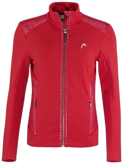 Head Dara Fleece Met Volledige Rits Rood L Vrouw