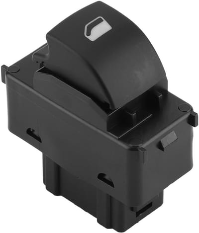 Dailygoody - Power Master Raam Schakelaar - Vervangende Controleknop voor 207 6490.E2 (Zwart)