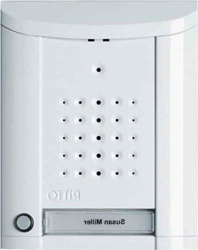 Deurstation Entravox - Intercom Buitenunit - Toegangscontrole Woning - Vandaalbestendig Metaal - 22 mm Opbouw - Wit