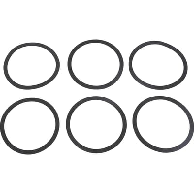 10pcs Joint d'étanchéité de haut-parleur en EVA Antichoc Antidérapant Réduction du bruit Anti Fuite d'air Joint de haut-parleur white