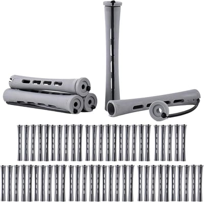 Haarrollers Set - Krulstaven Krultang - Haar Stylen - 60 Stuks - 8.2x1.5x1.5 cm