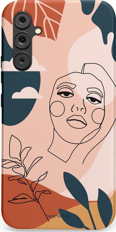 Casetastic Hoesje Geschikt voor Samsung A34 (5G) - Stijlvolle Beschermende Duo-layer Case - Zachte contour