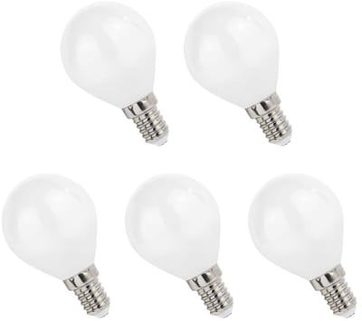 Spectrum LED Lamp E14 1W 230V - 90 Lumen - 2700K Warm wit - Gezellig licht - Energiezuinig - 5 stuks