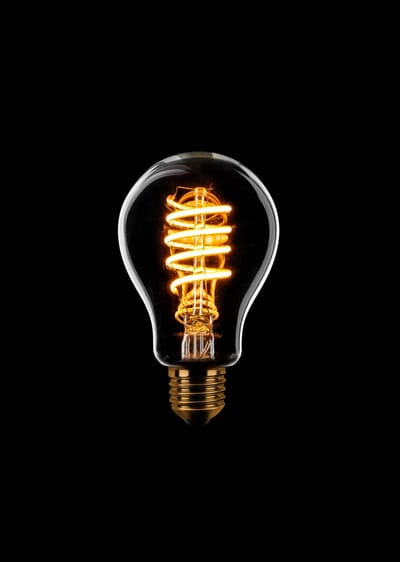 ETH Standaardlamp Filament spiraal LED 7.5w E27 240v 2200k dimbaar helder