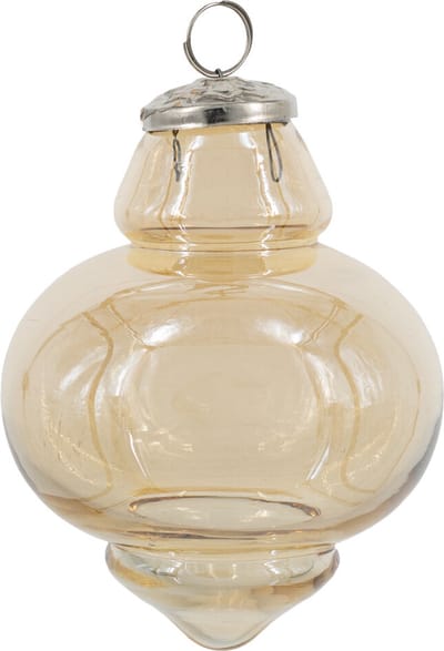 HomeBound by KY | Glazen kerstbal roest/goud | kerstbal