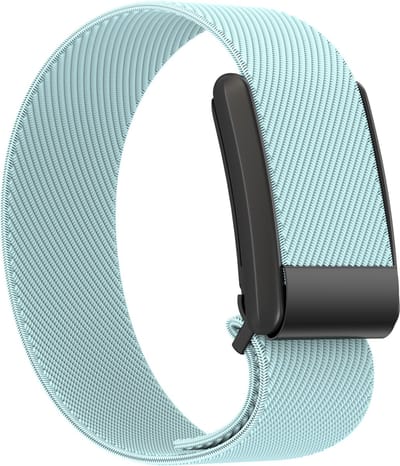 EP Goods - Bandje geschikt voor WHOOP 3.0 & WHOOP 4.0 - Nylon - Armband - Verstelbaar Polsbandje - Pastel Blauw