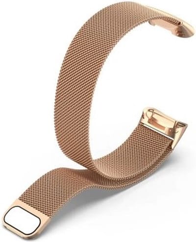 Go Go Gadget - Milanese band - Geschikt voor Fitbit Charge 5 - Magnetisch - Goud