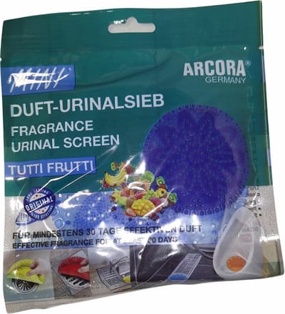 Geurmat Urinoir Mini 14 cm Tutti Frutti Blauw