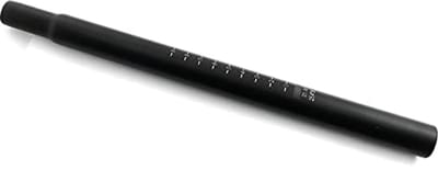 Fiets Zadelpen 25.4mm 350mm Aluminium Zwart - Lange Vaste Gear Zadelpen Extension