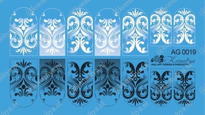 Korneliya Airbrush Waterdecal AG 0019 combi