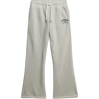 Vrouwelijke geborduurde flare joggingbroek Superdry Athletic