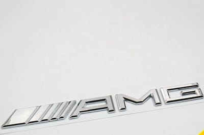 AMG Embleem Mercedes Badge - voor achterklep - chroom - zelfklevend