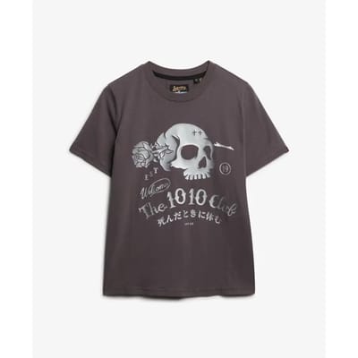 Dames-T-shirt Superdry Super Skull