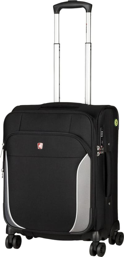 Traveller PROnature 4-wiel trolley 54 cm - Zachte bagage - TSA slot - schwarz