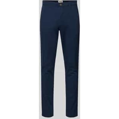 Jack & Jones blauwe heren broek   Slim Fit   5-Pocket zakken   Knoop- en ritssluiting   Duurzaam   Regular waist Blauw 32/34
