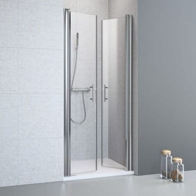 Megabad Profi Collection Planplus double swing door for niche 100 x 195 cm MBPPDPTD10