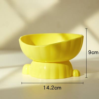 Huisdier Cactus Drinkbak Voerbak Nekbeschermer Schuine Hond Voerbak Huisdierbak Voedingsbenodigdheden Kat Rijstkom 14.2*9cm