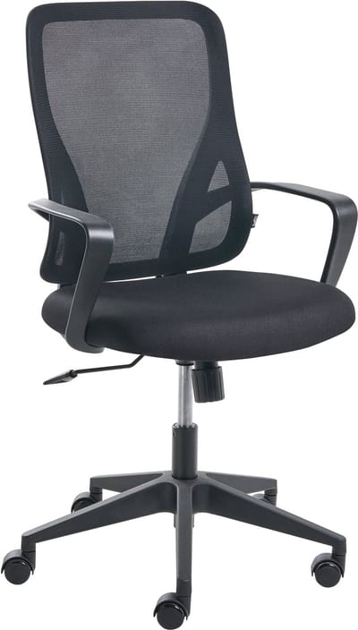 LUMA - Bureaustoel - Zwart - Mesh