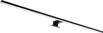 ROXANA LED Spiegelverlichting - Badkamer Lamp - Schilderijverlichting - Rechthoek 15W - 1650 Lumen - 4100K Daglicht wit - ZWART - 900 mm - IP44