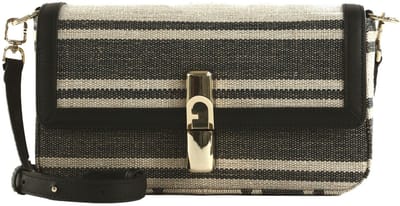FURLA schoudertas Iride Crossbody Bag Toni Indigo zwart crème