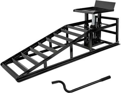 TRUTZHOLM - Hydraulische Oprijplaat - In Hoogte Verstelbaar - Met Krik - Auto Oprijplaat Heavy-Duty Hefplatform (1 Stuk)