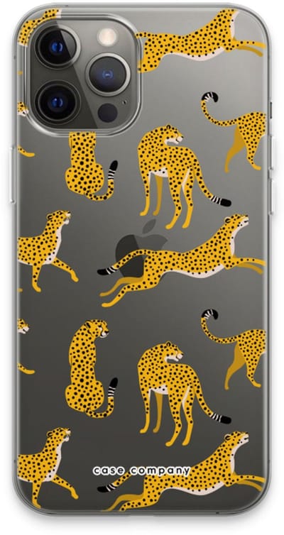 Case Company® - Hoesje geschikt voor iPhone 13 Pro Max hoesje - Luipaard - Soft Cover Telefoonhoesje - Bescherming aan alle Kanten en Schermrand