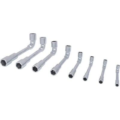 KS Tools 5170452 517.0452 Set dubbele pijpsleutels Metrisch