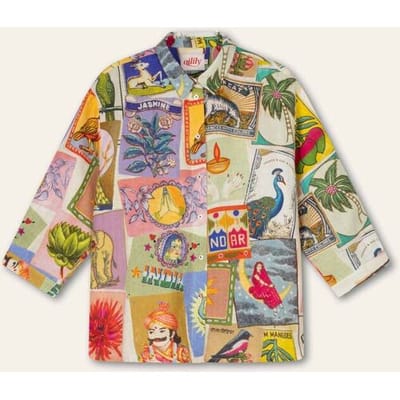 Oilily Brishti Blouse- maat34 Almond Oil