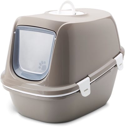 Savic Reina Sift - Kattenbak - Zeef - Warmgrijs - 64 x 46 x 48 cm