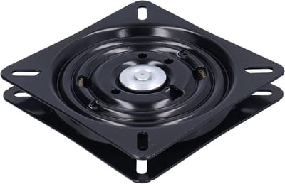 Draaiende Fitting voor Meubilair, 7 Inch Turntable Basis met 360 Graden Rotatie en Dubbele Lager voor Stoelen en Barstoelen