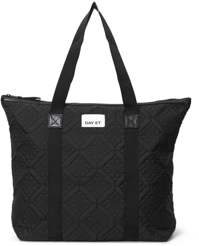 DAY ET shopper Gweneth RE-Q Flotile Shopper Black zwart