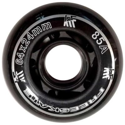 Krf Line First Schaatswielen 4 Eenheden Zwart 64 mm / 85A